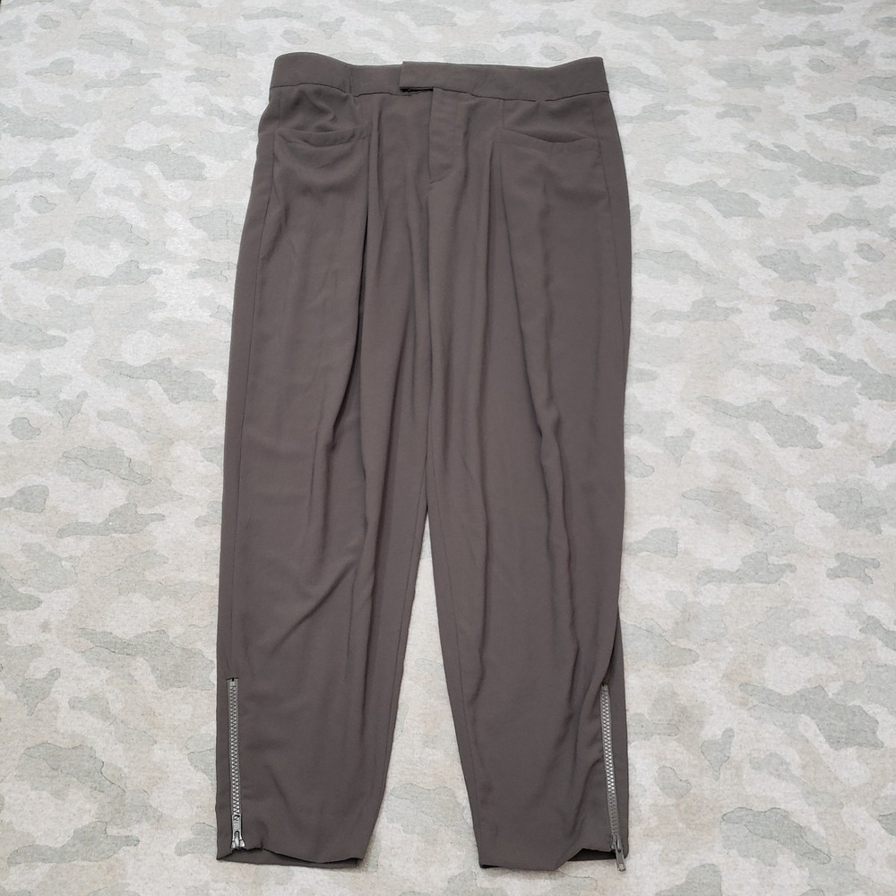 Helmut Lang Pants Womens 8 Gray Pockets